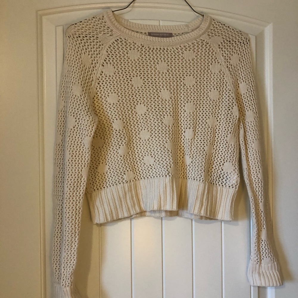 Banana Republic cream sweater